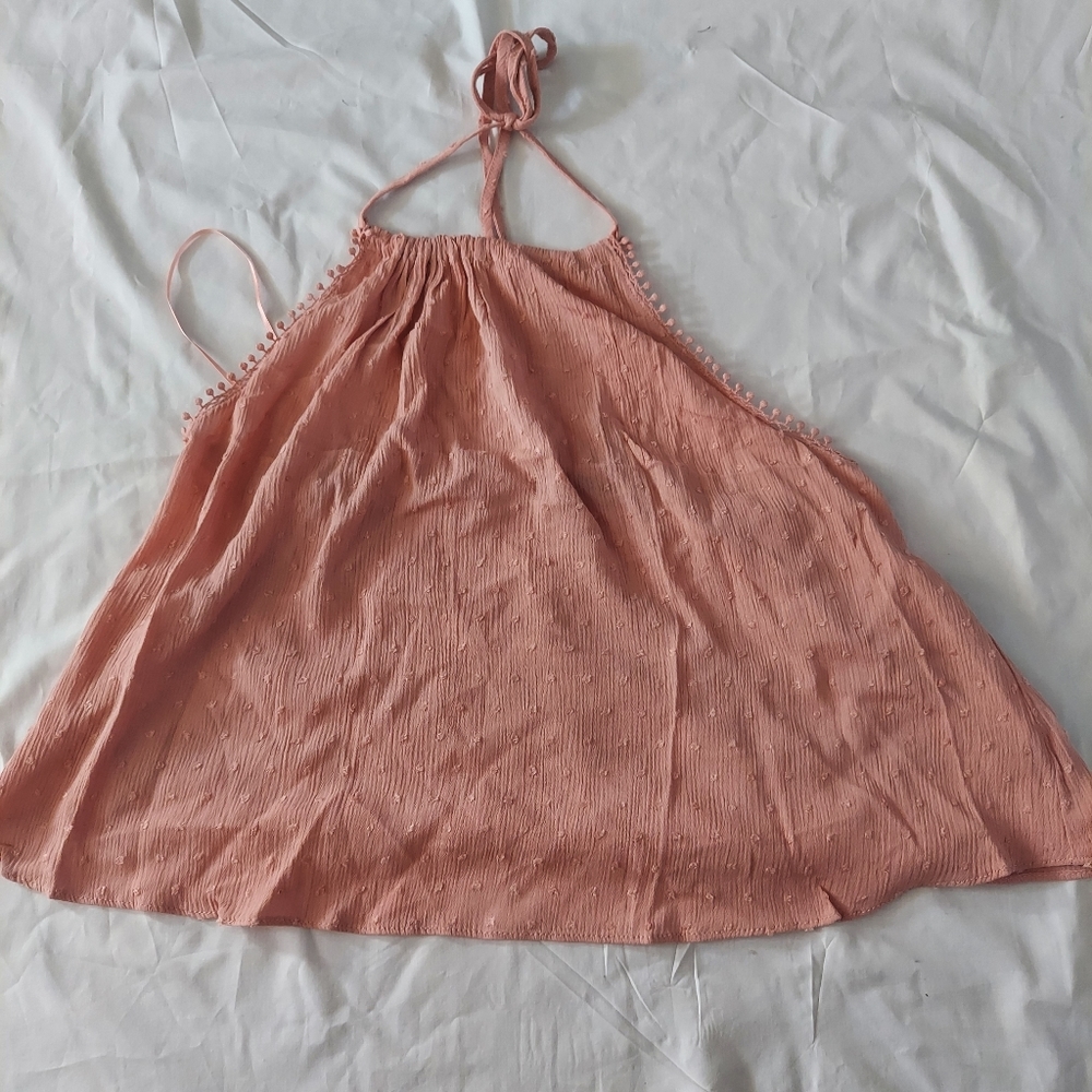 Blush color top